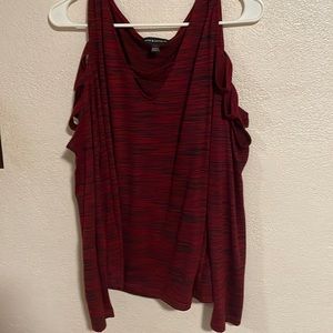 Rock & Republic long sleeve open shouldered shirt